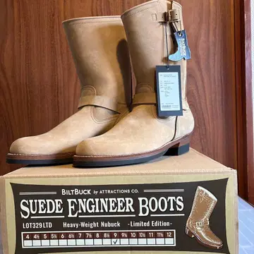 BILTBUCK LOT329LTD 스웨이드 엔지니어 미사용품