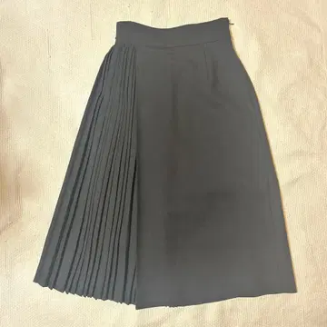 유나이티드 애로우즈 플리츠 콤비 스커트