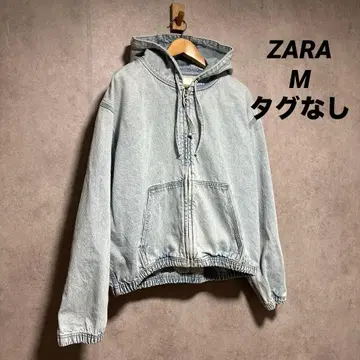 ZARA 후드 데님 자켓