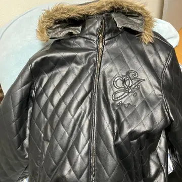 숀 존 가죽 자켓 리버서블