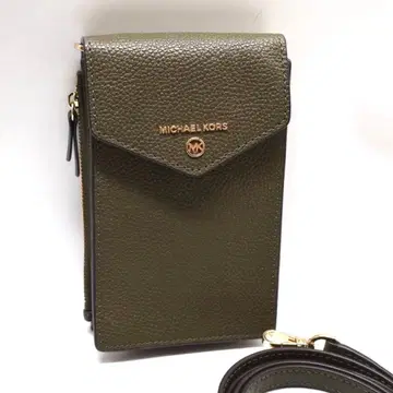 [ 미사용급 ] 마이클코어스 MICHEAL KORS 스마트폰 숄더 카키