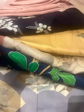 모음 호몬기 츠케사게 꽃무늬 다색 7점