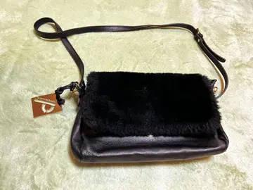 가죽 퍼 숄더백