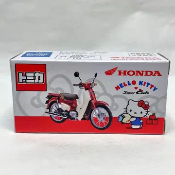 한정판 토미카 슈퍼커브 오리지널 헬로키티 혼다 원동기 바이크
