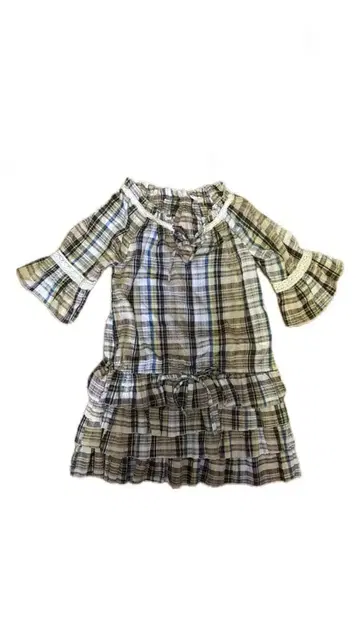 2000s 00s 헤이세이 여아 모리걸 체크 미니 원피스