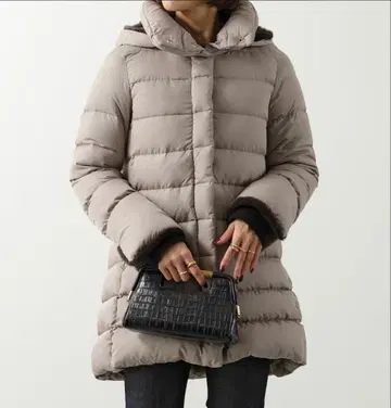 헬레노 HIRANO 다운 코트 그레이지