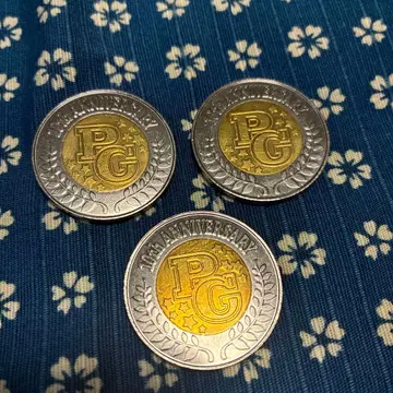 포르노그라피티 10주년 기념 메달 3개 세트