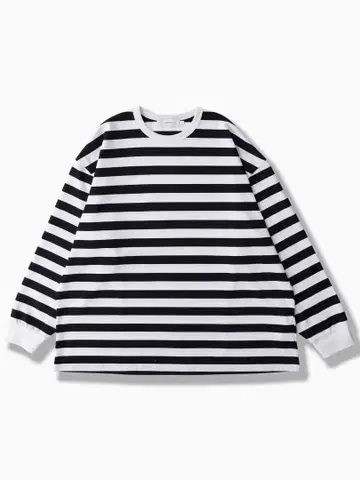 Graphpaper Border L/S 티셔츠