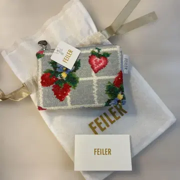 FEILER 티슈 파우치 스트로베리 필드 쁘띠