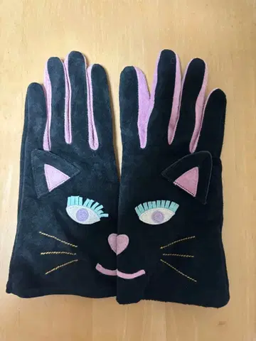 캐세리니 검은 고양이 장갑 그로브
