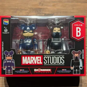 BE@RBRICK 제일복권 B상 캡틴 아메리카 & 윈터 솔져