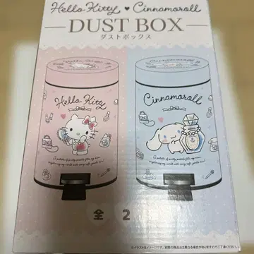 헬로키티 시나모롤 더스트 박스 쓰레기통