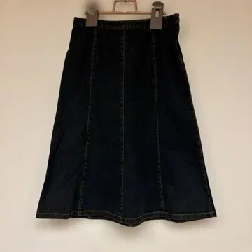 323구 데님 A라인 롱 스커트