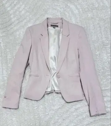라이트 핑크 테일러드 자켓 S