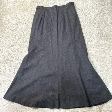 새상품급 PALETTE 머메이드 스커트 롱 그레이 아름다운 실루엣 44