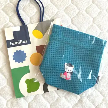 [ 새상품 미사용품 ] familiar 파우치 ( 종이 봉투 포함 )