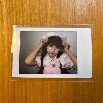 PrettyChuu 모치즈키 모모 런 폴라로이드 메이드 의상