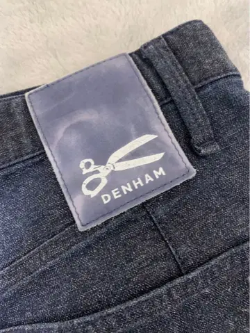 DENHAM 덴함 네이비 스트레이트 데님