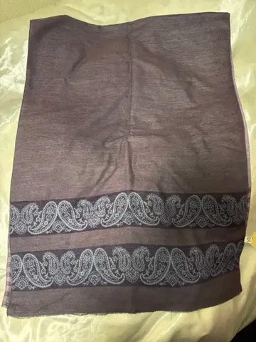 Prima Crescent 페이즐리 무늬 스톨과 장갑 미사용품 2세트