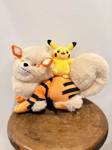 포켓몬 센터 오키나와 오키나와 한정판 윈디 피카츄 봉제 인형