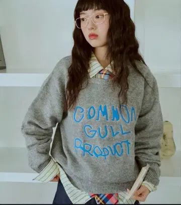 common gull products 니트 그레이
