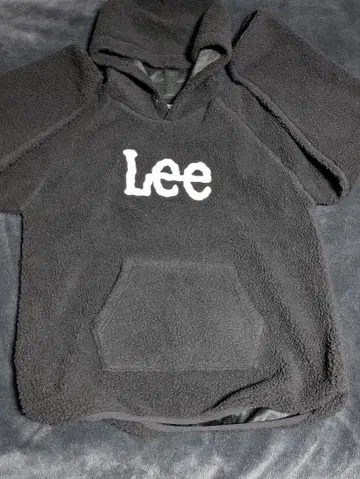 리 플리스 후드티 블랙 36 레귤러