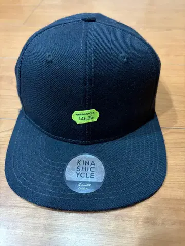 KINA SHICYCLE 블랙 스냅백 캡