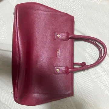 FURLA 버건디 가죽 백