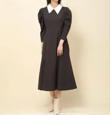 MISCH MASCH 미슈마슈 카라 부착 머메이드 원피스 사이즈 M