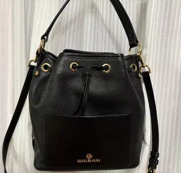 MICHAEL KORS 블랙 복조리 버킷 2WAY 백