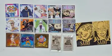 원피스 씰 컬렉션 수배서 한국 황금 카드 소프트 비닐 피규어 묶음 판매