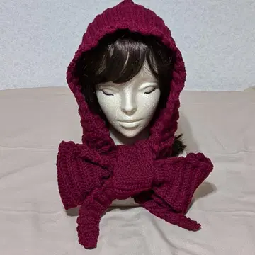 소피 후드 후드 부착 머플러