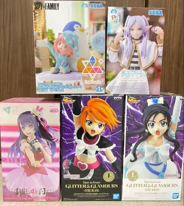 피규어 묶음 판매 5종 세트 빛의 전사 프리큐어 최애의 아이 프리렌 아냐