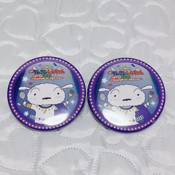 짱구는 못말려(크레용 신짱) 콜라보 카페 카스카베 댄서즈 캔뱃지 시로