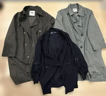 ZARA 여성용 코트 3개 세트