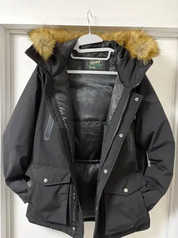 SCHOTT 다운 자켓 퍼 포함