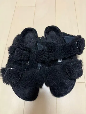 [ 미사용 새상품 ] 버켄스탁 애리조나 시어링 블랙 39 25cm