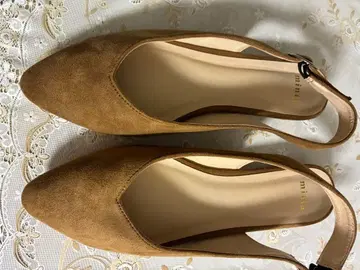 minis 스웨이드 브라운 플랫슈즈