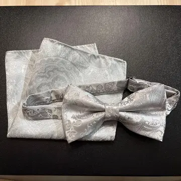 실버 보타이 포켓 치프 세트