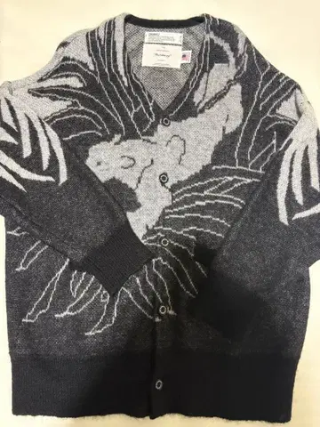 [ 정가 44000엔 ] DAIRIKU 23ss 레오파드 모헤어 가디건