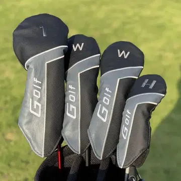 골프 헤드커버 4개 세트 그레이