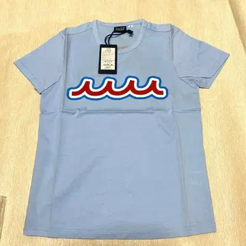 새상품 무타 마린 반팔 T셔츠 라이트 블루 BIG 로고