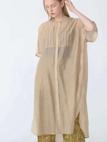 야마다야 Aga 셔츠 원피스