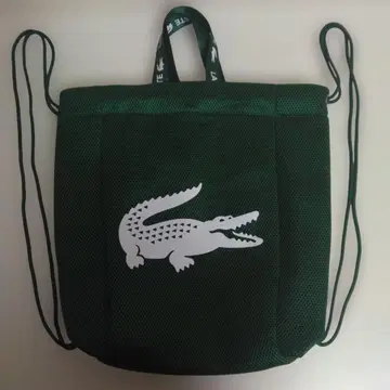 새상품 LACOSTE 그린 메쉬 토트백
