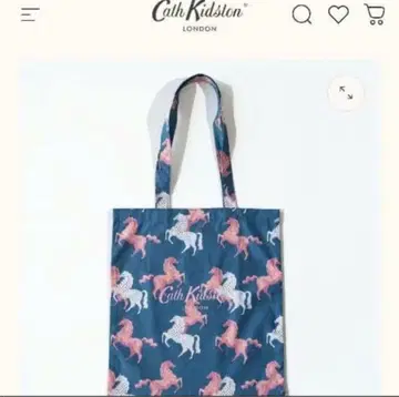 [ 새상품 미사용 ] Cath Kidston 토트백 Horses
