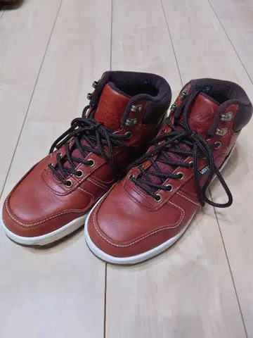 반스 VANS 부츠 스니커즈 26cm 가죽 하이컷