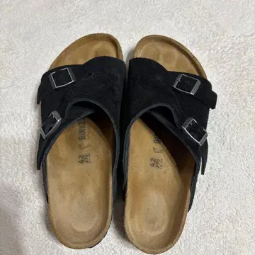 버켄스탁 취리히 블랙 42 27cm