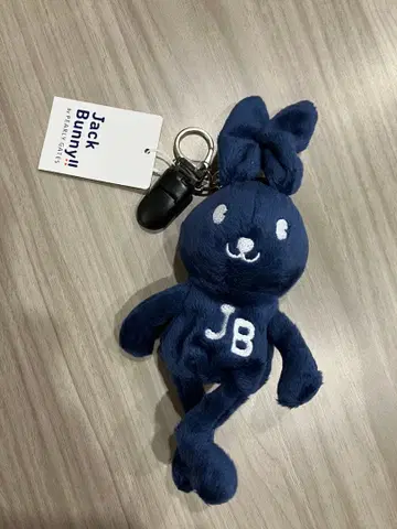 미사용 새상품 Jack Bunny!! 참 키링 골프 네이비