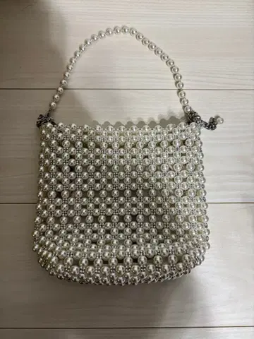 ZARA 펄 비즈 숄더백