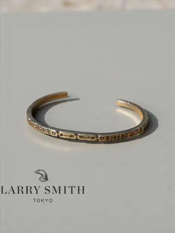 LARRY SMITH MEN'S EXTRA THIN SQUARE 뱅글